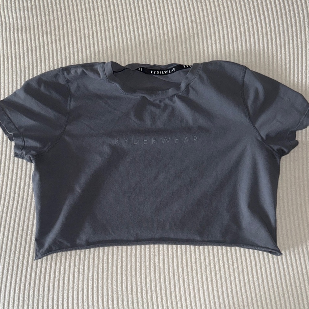 Ryderwear Charcoal Women's Crop Top